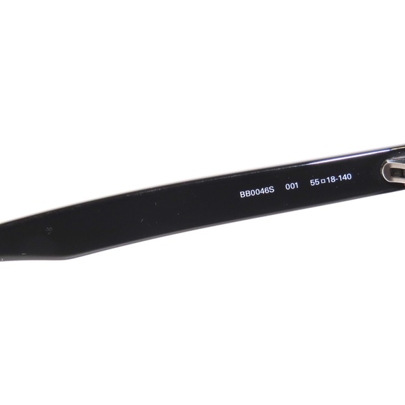 Balenciaga BB0046S 0046S 001 Black Gray Sunglasses 0046 main image 6